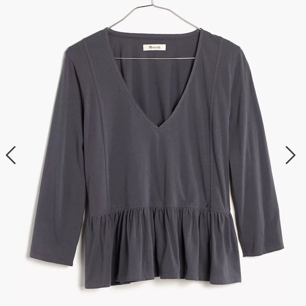 Madewell Peplum Top